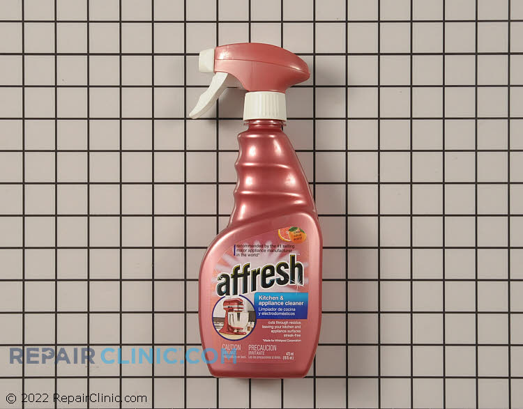 Affresh® Kitchen and Appliance Cleaner, 16 ounces. Cleans everyday kitchen spills, cuts through residue and leaves a streak free shine. Fresh citrus scent.