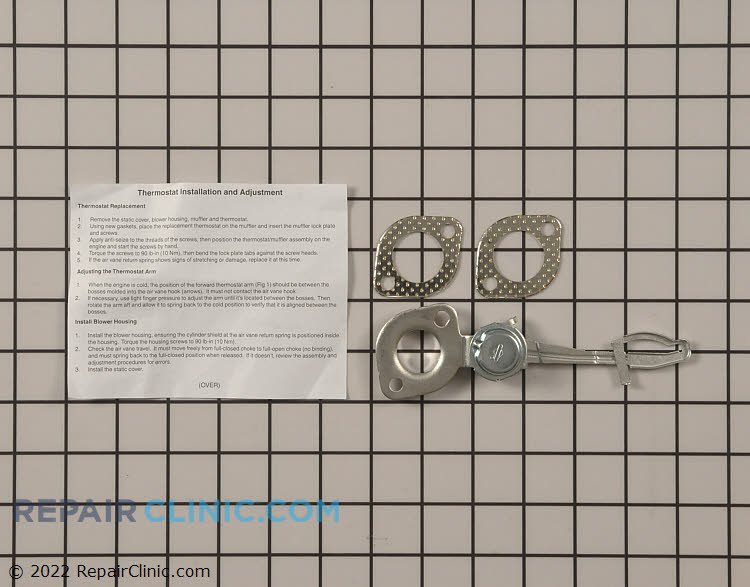 Briggs & Stratton Lawn Mower Engine Choke Thermostat 593208 Repair