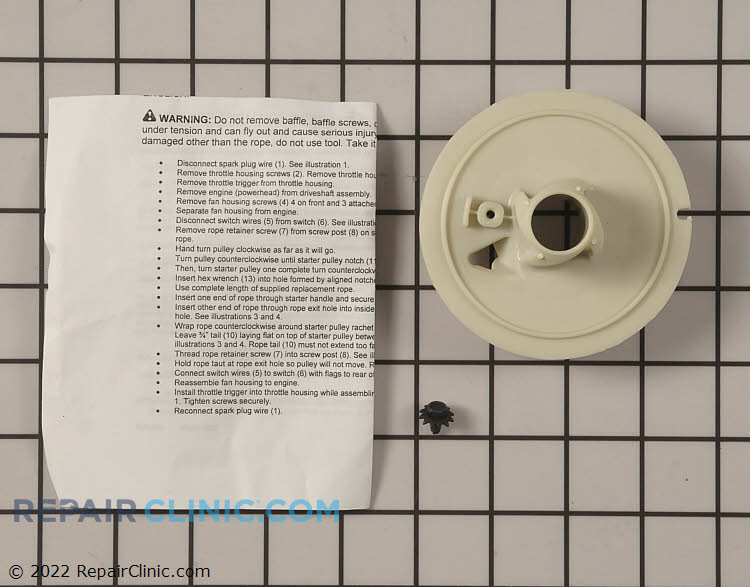 545081852 Recoil Starter Pulley