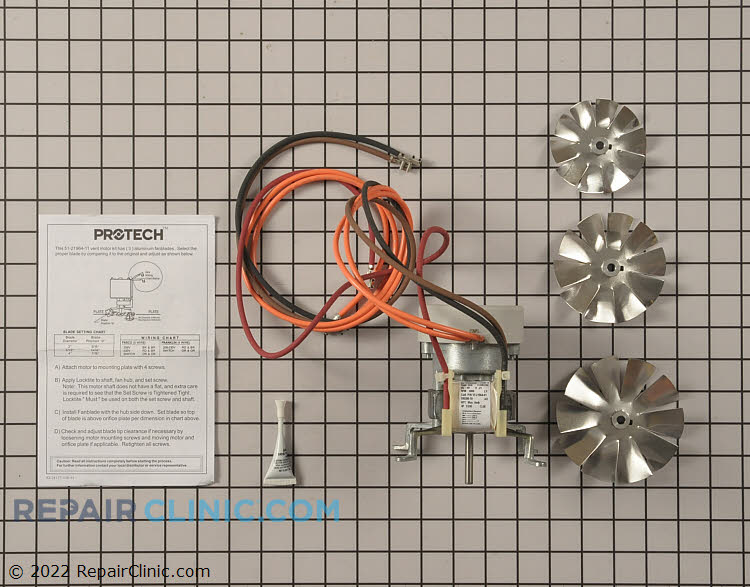 51-21964-11 Draft Inducer Motor