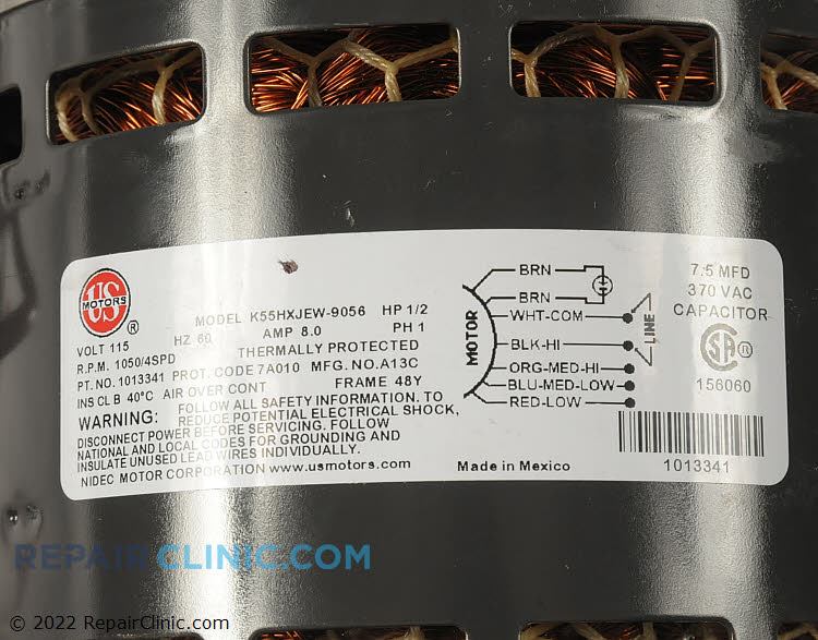 Blower Motor 1013341 Alternate Product View