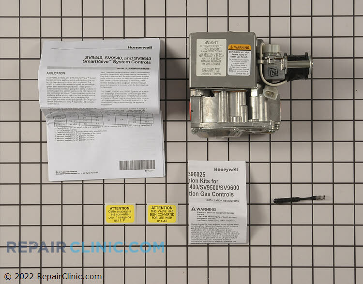 Furnace Gas Valve Assembly 1013351 ICP Gas Valve Assembly Repair Clinic