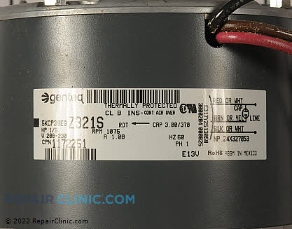Condenser Fan Motor 1172251 Alternate Product View