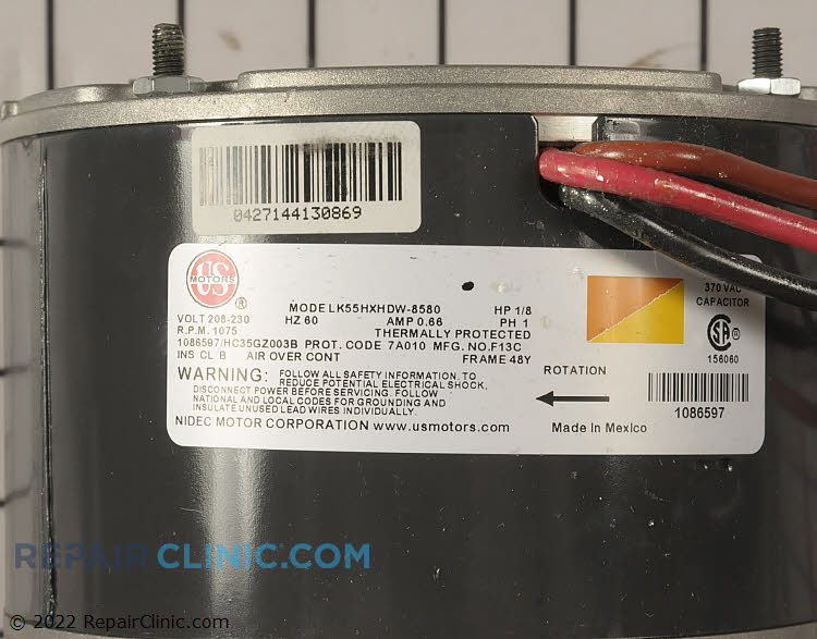 Central Air Conditioner Condenser Fan Motor 1086597 Fast Shipping