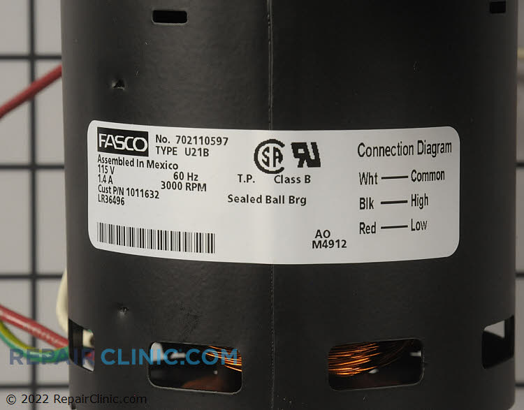 Draft Inducer Motor 1011632 Alternate Product View