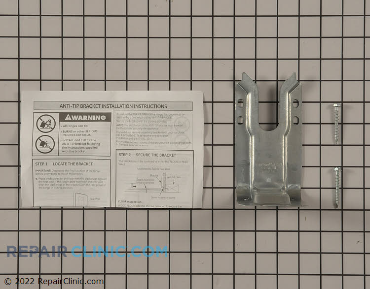 Anti-Tip Bracket WB02T10415 Alternate Product View