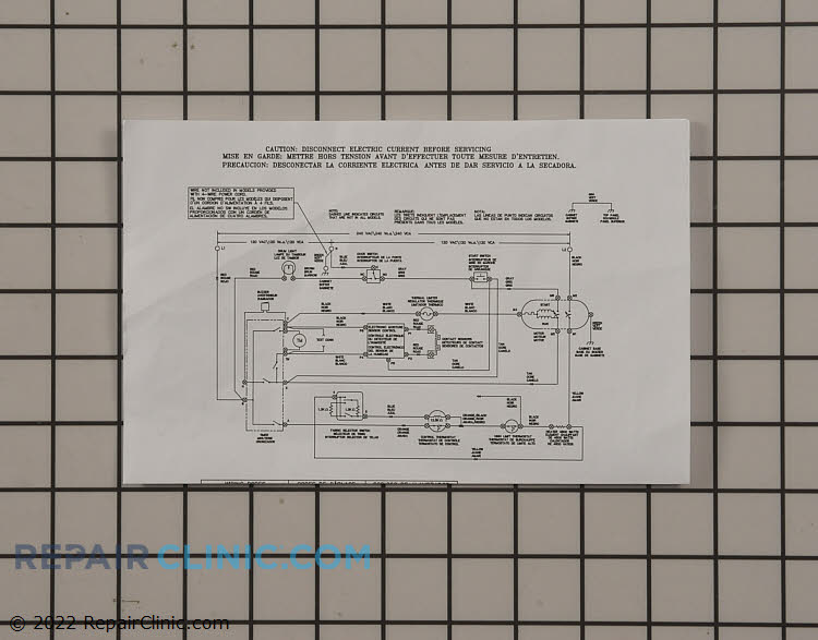 Wiring Diagram - 134599000 | Fast Shipping - Repair Clinic