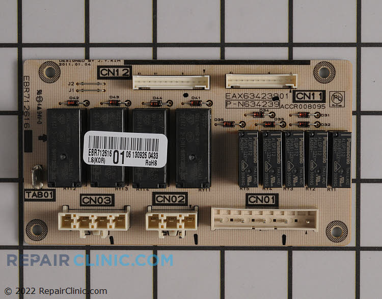 Range/Stove/Oven Power Supply Board EBR71261601 LG Power Supply Board