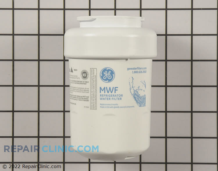 GE MWF water filter reduces up to 94% of contaminants including  lead, chlorine, and asbestos. Replace every 6 months. <br> <br> If you have never installed this new style filter or  your old filter was made by Culligan you may need the adapter to install it, see Related Items below.