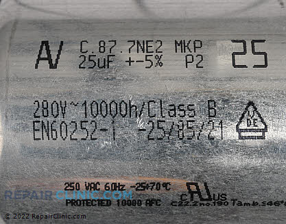 Run Capacitor SB02300233 Alternate Product View