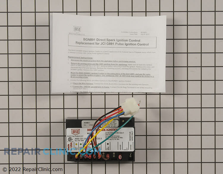 Furnace Ignition Module BGN8911C Lennox Ignition Module Repair Clinic