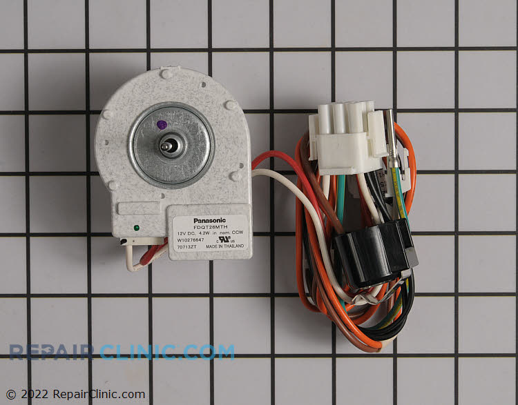 Whirlpool Refrigerator Replace Evaporator Fan Motor W10276647 Repair