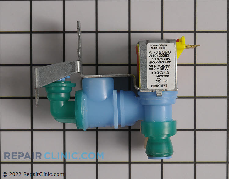 WPW10420083 Water Inlet Valve