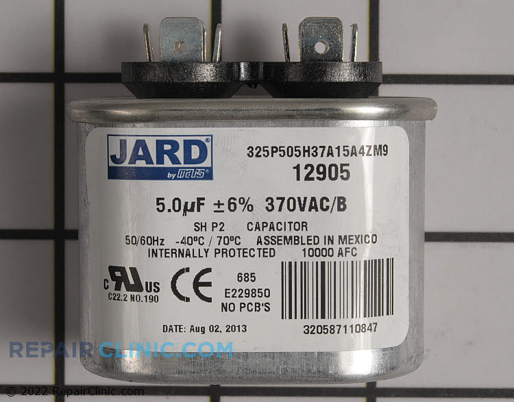 Lennox Run Capacitor 22W78 | Repair Clinic