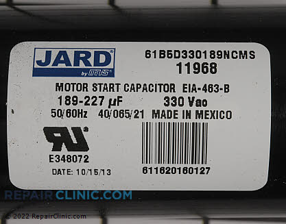 Start Capacitor 11968 Alternate Product View