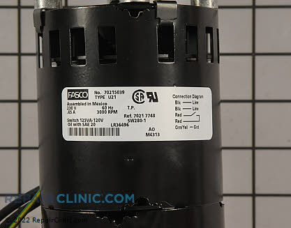 Draft Inducer Motor 99C33 Alternate Product View