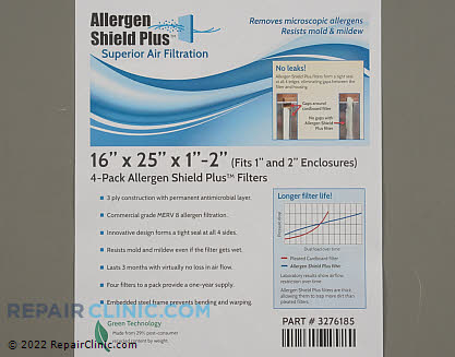 Air Filter PF3P162501AT-4 Alternate Product View