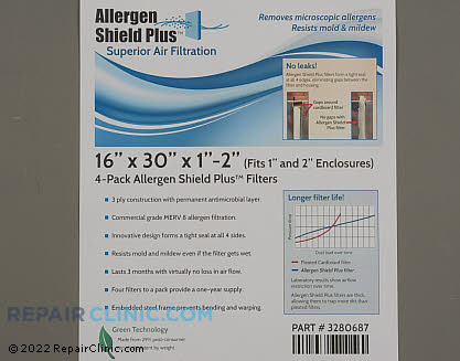 Air Filter PF3P163001AT-4 Alternate Product View