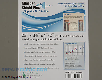 Air Filter PF3P253601AT-4 Alternate Product View