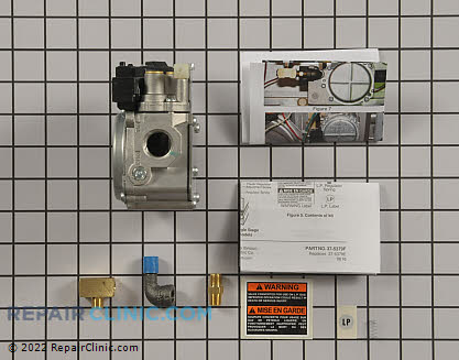 Gas Valve Assembly EF660017 Alternate Product View