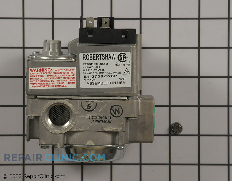 Gas Valve Assembly S1-2736-326P Alternate Product View