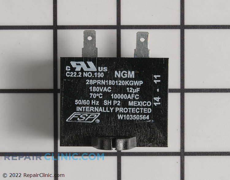 Whirlpool Sidekick Refrigerator Run Capacitor Replacement WPW1035