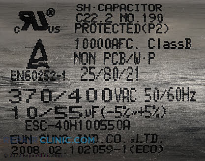 Capacitor 0CZZA20007T Alternate Product View