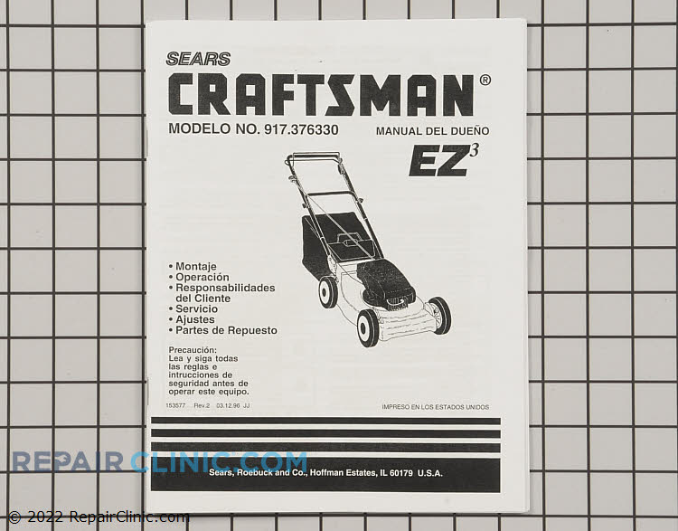 Manual 917153577 Alternate Product View