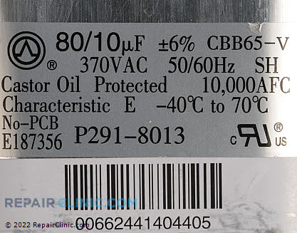 Dual Run Capacitor P291-8014 Alternate Product View