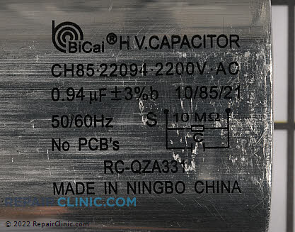 High Voltage Capacitor 5304470539 Alternate Product View