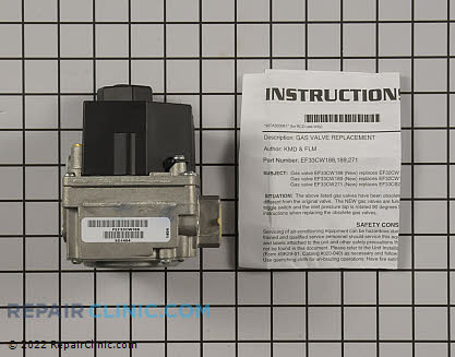 Gas Valve Assembly EF33CW188 Alternate Product View
