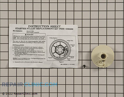 Recoil Starter Pulley 530069289 Alternate Product View
