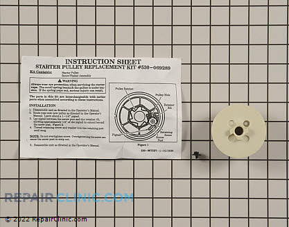 Recoil Starter Pulley 530069289 Alternate Product View