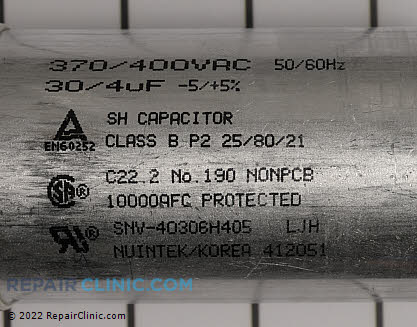 Capacitor WJ20X10028 Alternate Product View