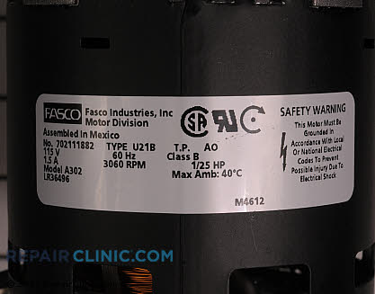 Draft Inducer Motor A302 Alternate Product View