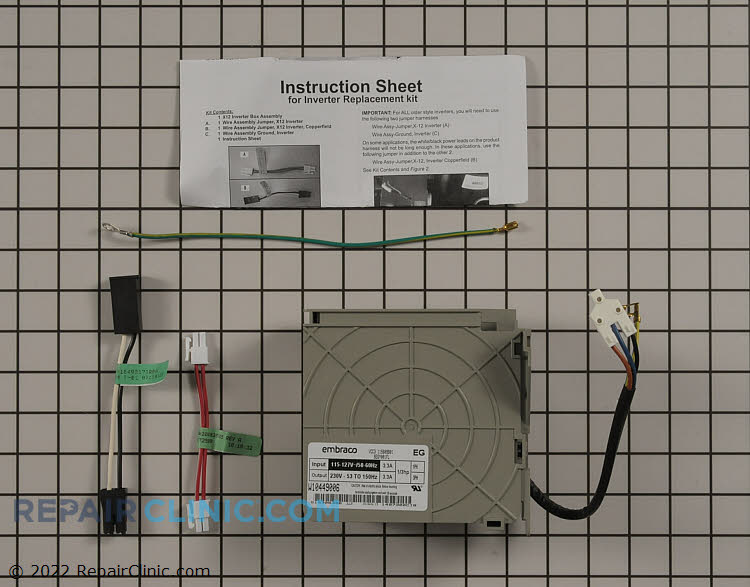 Inverter control kit for compressor W10629033