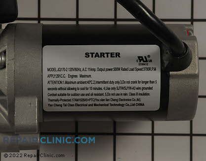 Electric Starter 532429220 Alternate Product View