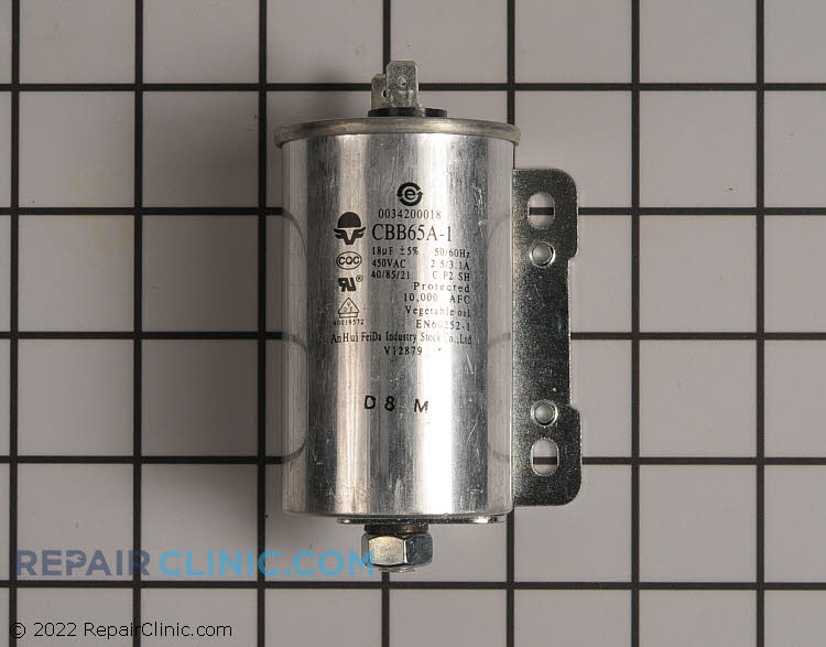Dryer Capacitor WE01X27997 Fast Shipping Repair Clinic