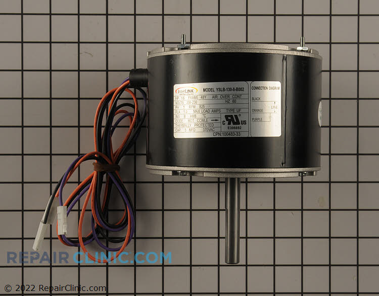 Air Conditioner Fan Motor 92W51 Lennox Fan Motor Repair Clinic