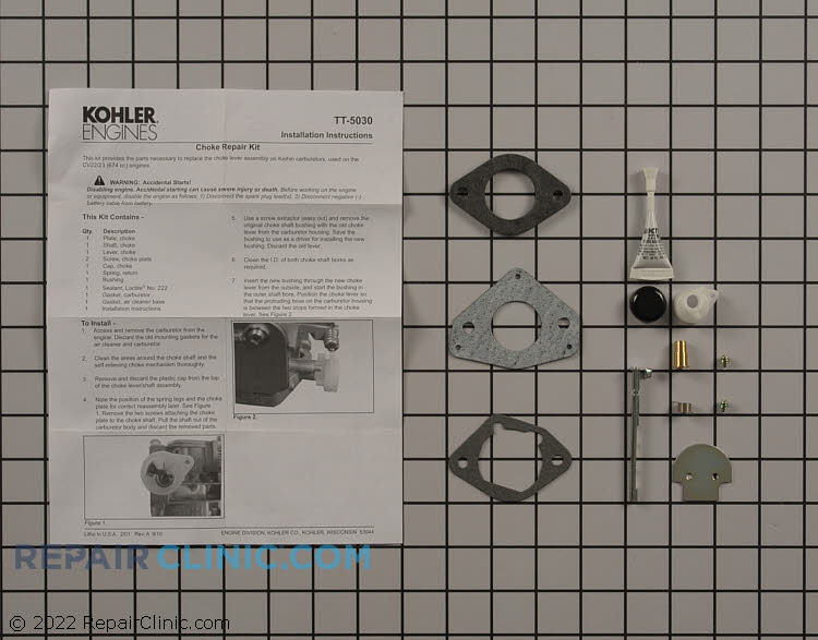Choke Rebuild Kit 24 757 36S Fast Shipping Repair Clinic