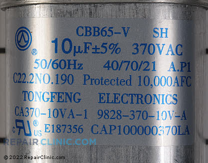Capacitor CAP100000440LA Alternate Product View