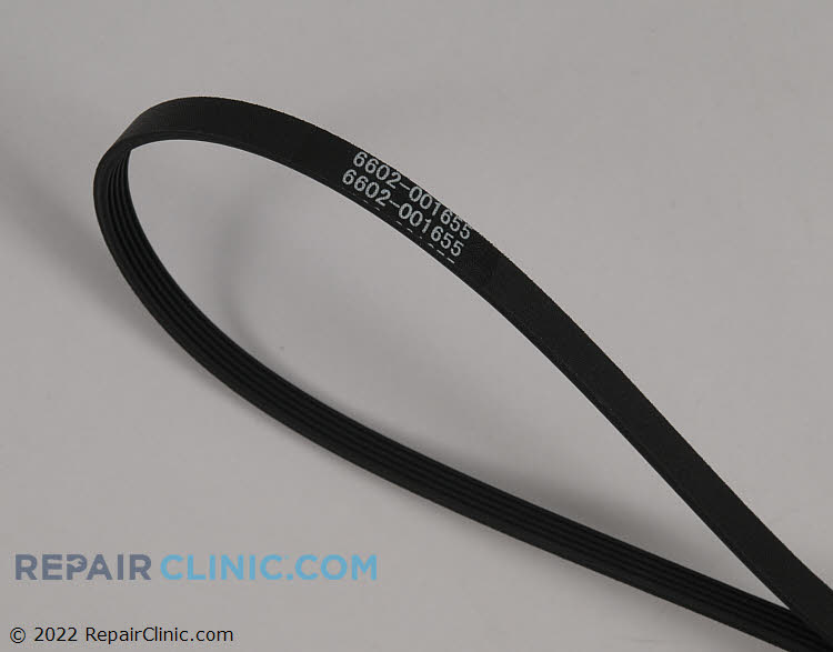 Dryer drum drive belt - Item Number 6602-001655