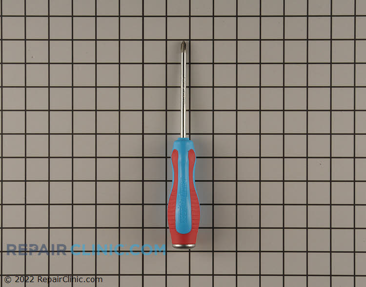 #2 x 4 inch Phillips Screwdriver. Features a magnetic tip and Go-Thru steel blades. Three-sided Code Blue® handle increases torque while providing a comfortable grip.
