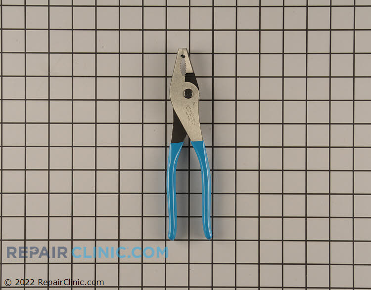 8 inch Hose Clamp Plier. Designed for installing and removing hose clamps. Equipped with crosshatch jaws and a heavy-duty wire cutting shear.
