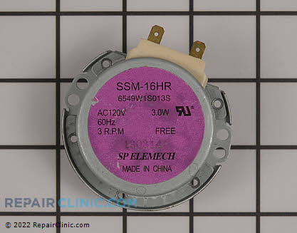 Turntable Motor 6549W1S013S Alternate Product View