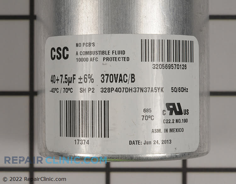 Dual Run Capacitor S1-02425066700 Alternate Product View