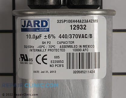 Run Capacitor S1-02431404000 Alternate Product View