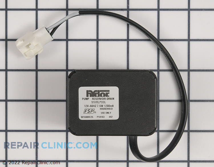 Kitchenaid Ice Machine Reservoir Drain Pump Replacement WPW104891