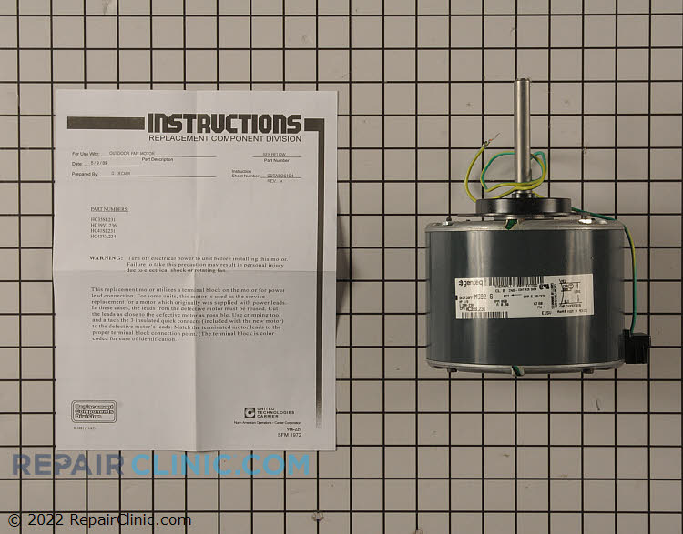 Carrier Central Air Conditioner Central Air Conditioner Condenser Fan