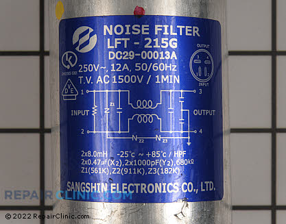 Noise Filter DC29-00013A Alternate Product View